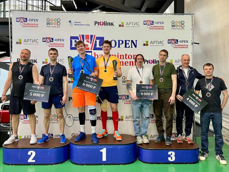 Призёры 25th Rsl Open MDE - бадминтон фото