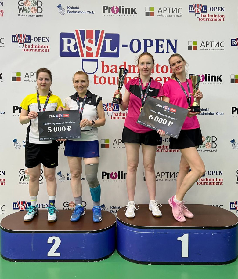 Призёры 25th Rsl Open WDD - бадминтон фото