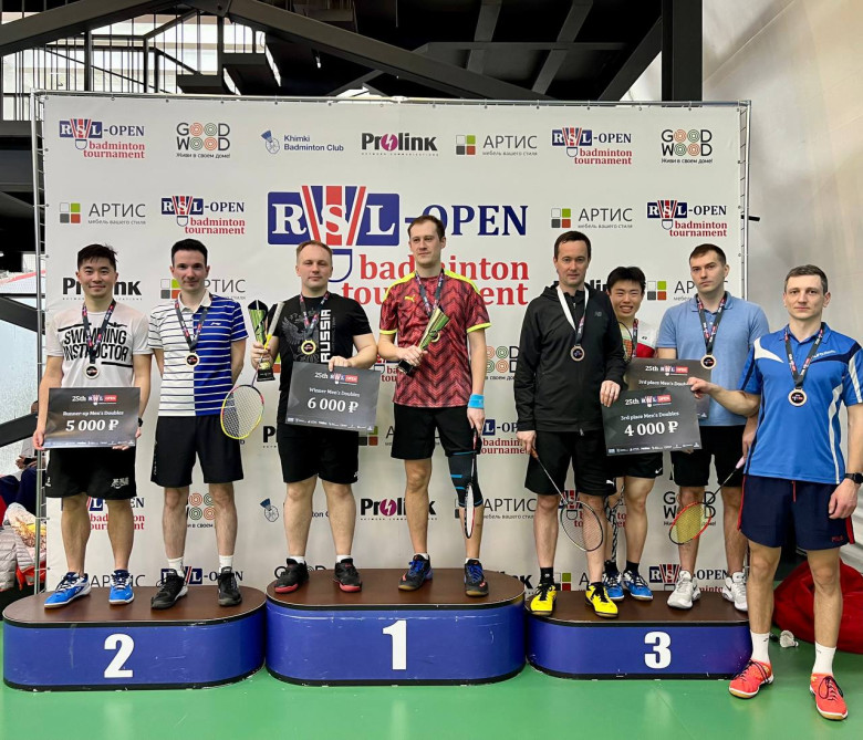 Призёры 25th Rsl Open MDF - бадминтон фото