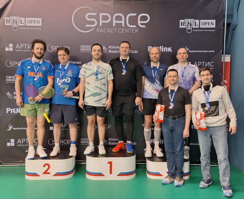 Призёры Space ВДНХ MDD - бадминтон фото