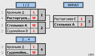 результаты турнира Новогодний марафон в Сколково SG